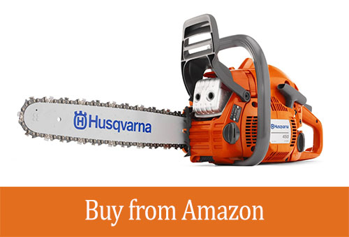 Husqvarna 450 18-Inch 50.2cc X-Torq 2-Cycle Gas Powered Chain Saw with Smart Start